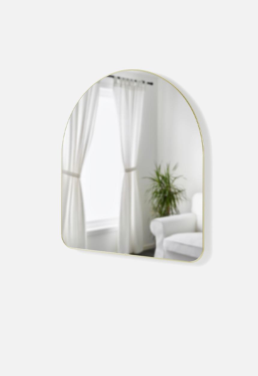 Umbra - Hubba arched mirror - brass