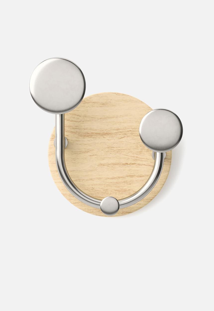 Umbra - Melody valet hook - nickel & natural
