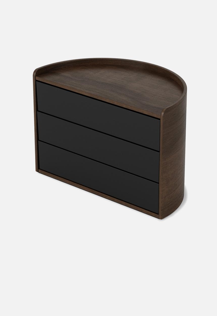 Umbra - Moona organiser - black & walnut