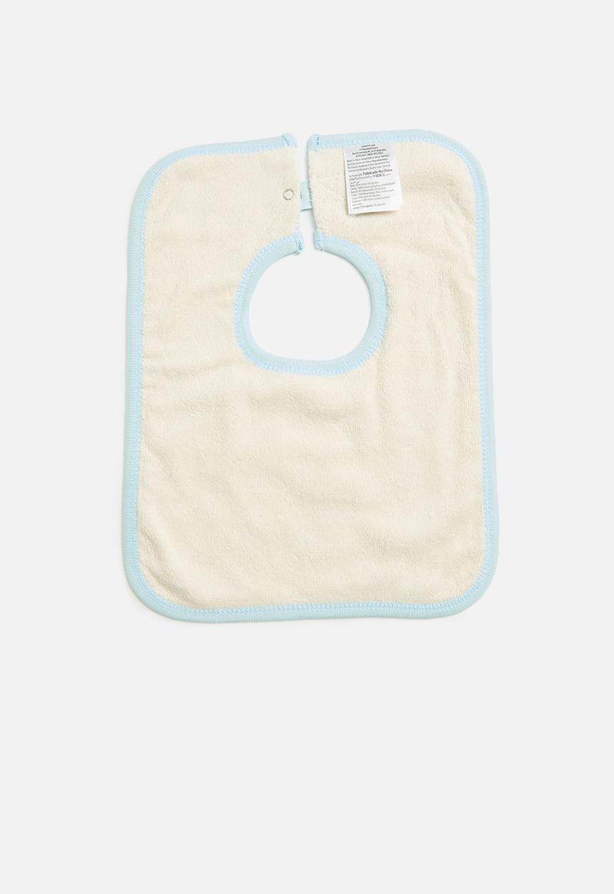 Cotton On - The square bib - frosty blue/fly with me