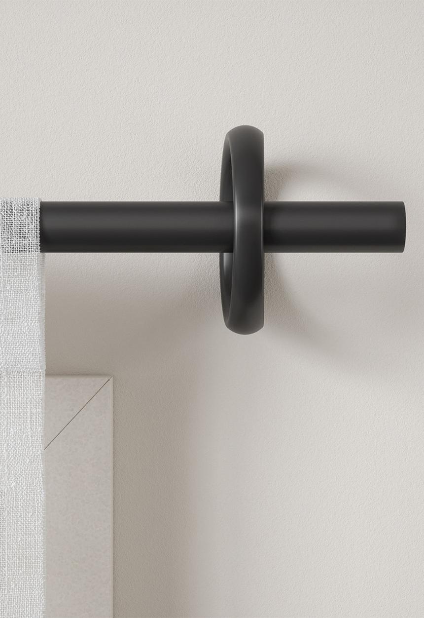 Umbra - Ringlet Curtain Rod - Matte black