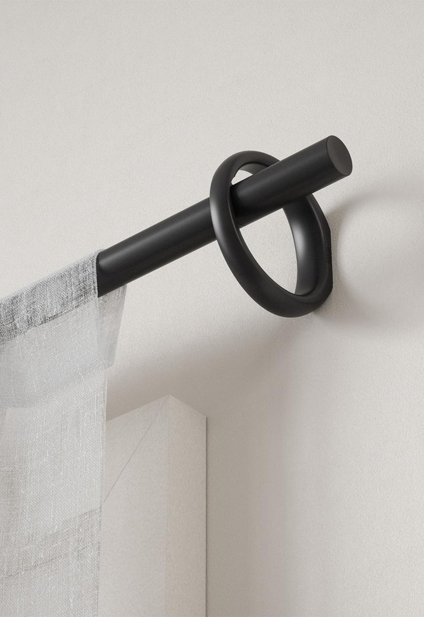 Umbra - Ringlet Curtain Rod - Matte black