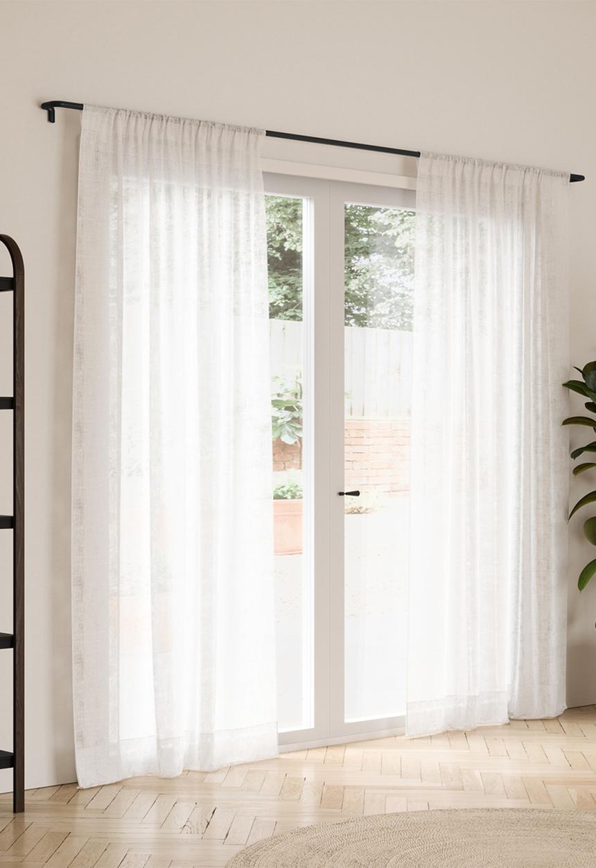 Umbra - Twilight Adjustable Curtain Rod Medium  - Matte black