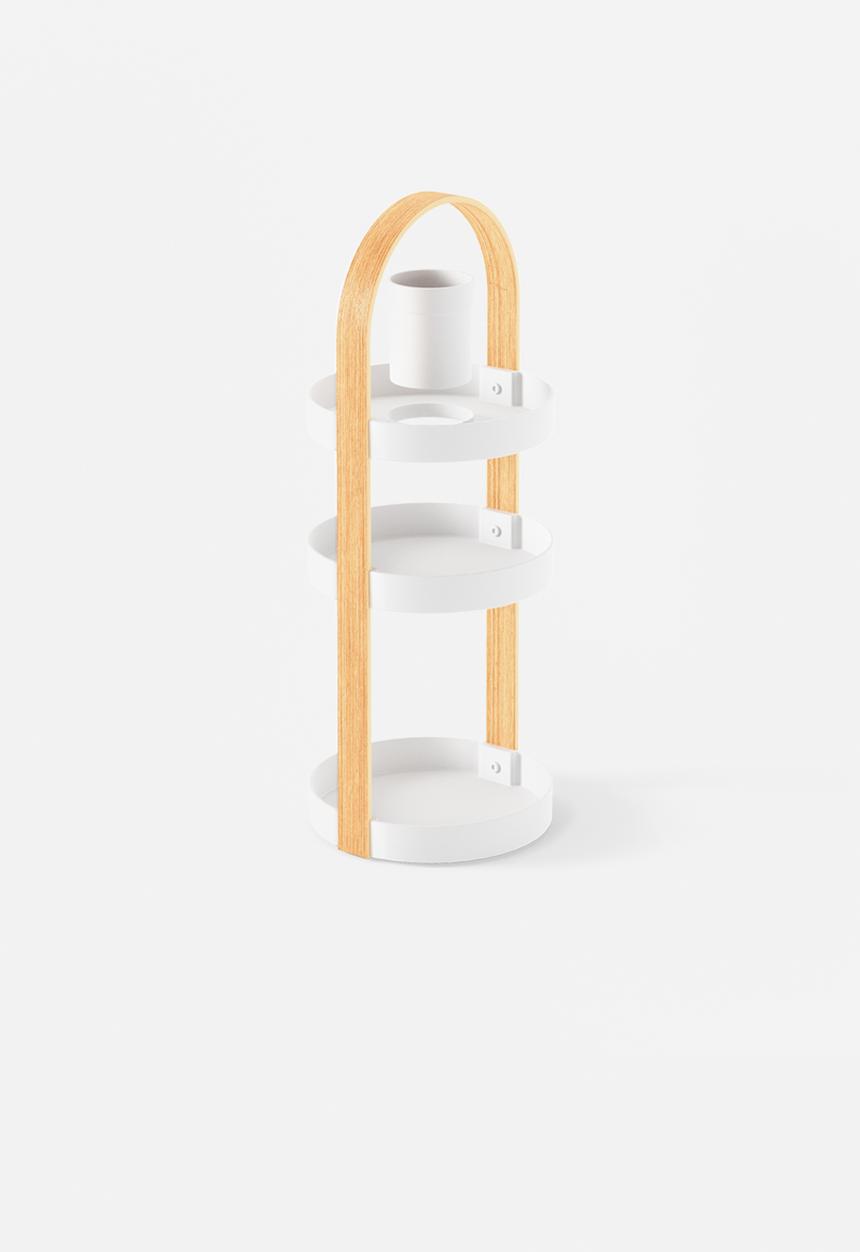 Umbra - Umbra bellwood cosmetic organizer - white & natural
