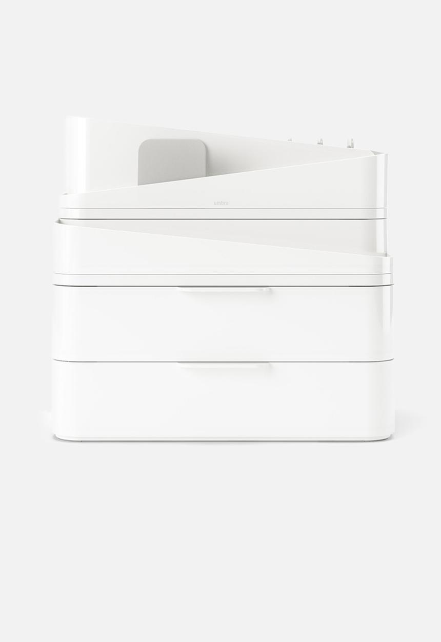 Umbra - Umbra glam large organizer - white