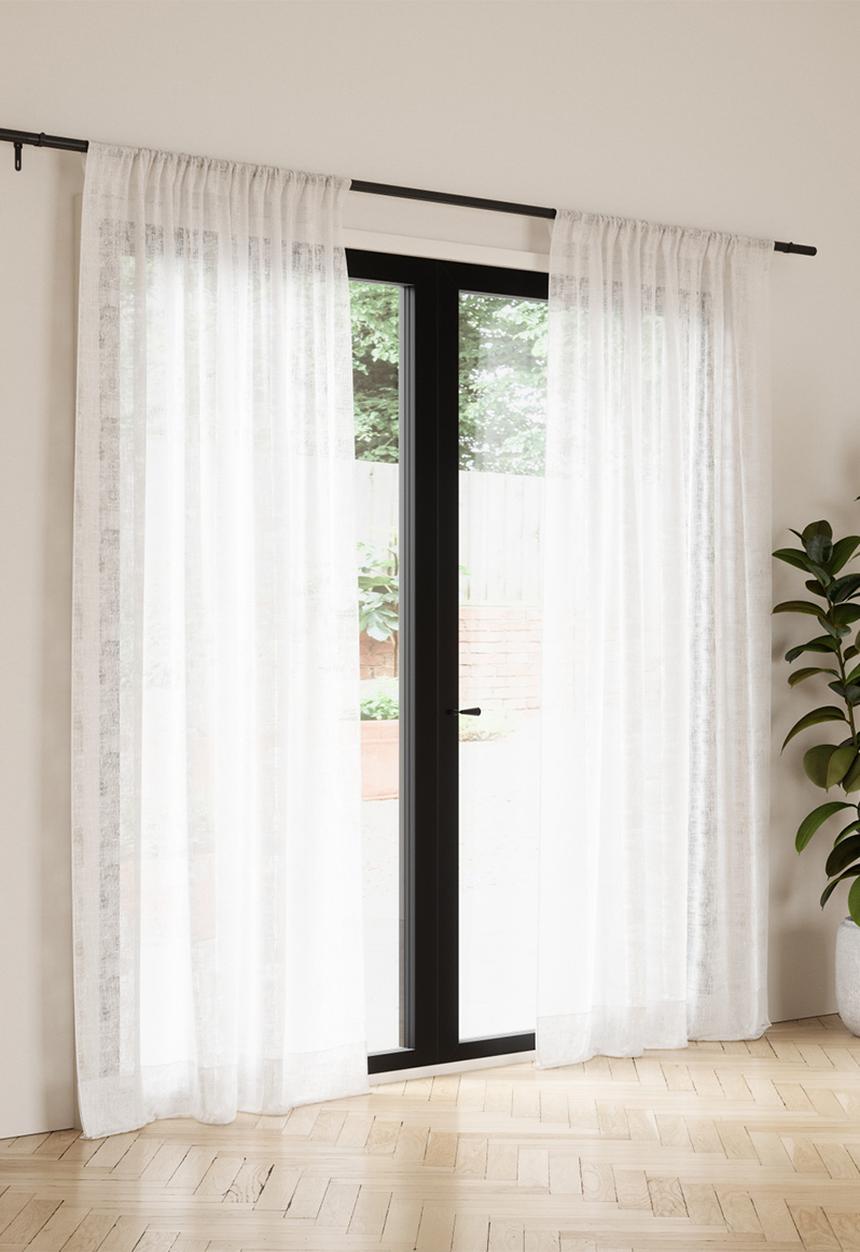 Umbra - Zen rod expandable curtain rod - matte black