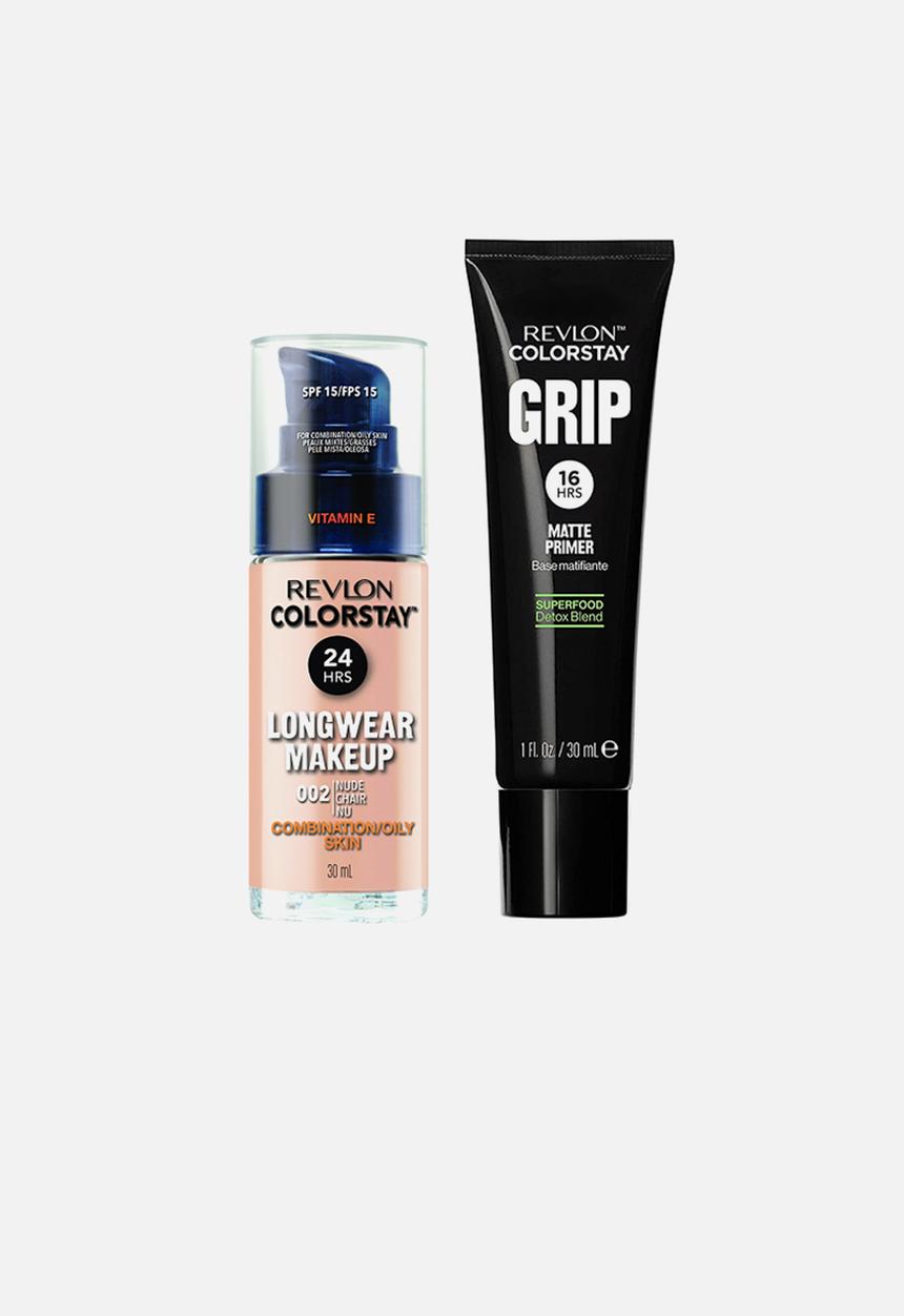 Revlon - ColorStay Longwear Combination/Oily Makeup & Primer Special Offer - Nude