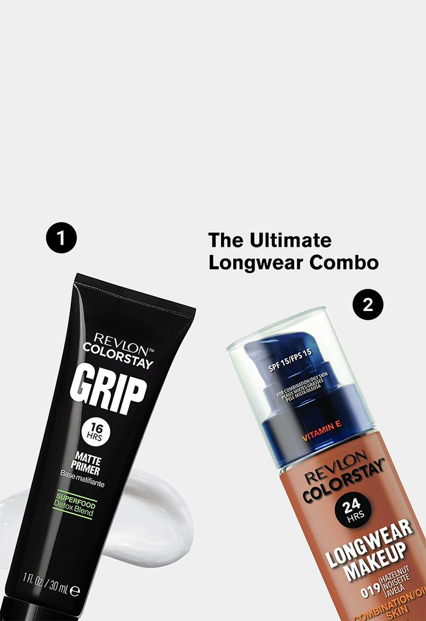 Revlon - ColorStay Longwear Combination/Oily Makeup & Primer Special Offer - Hazelnut