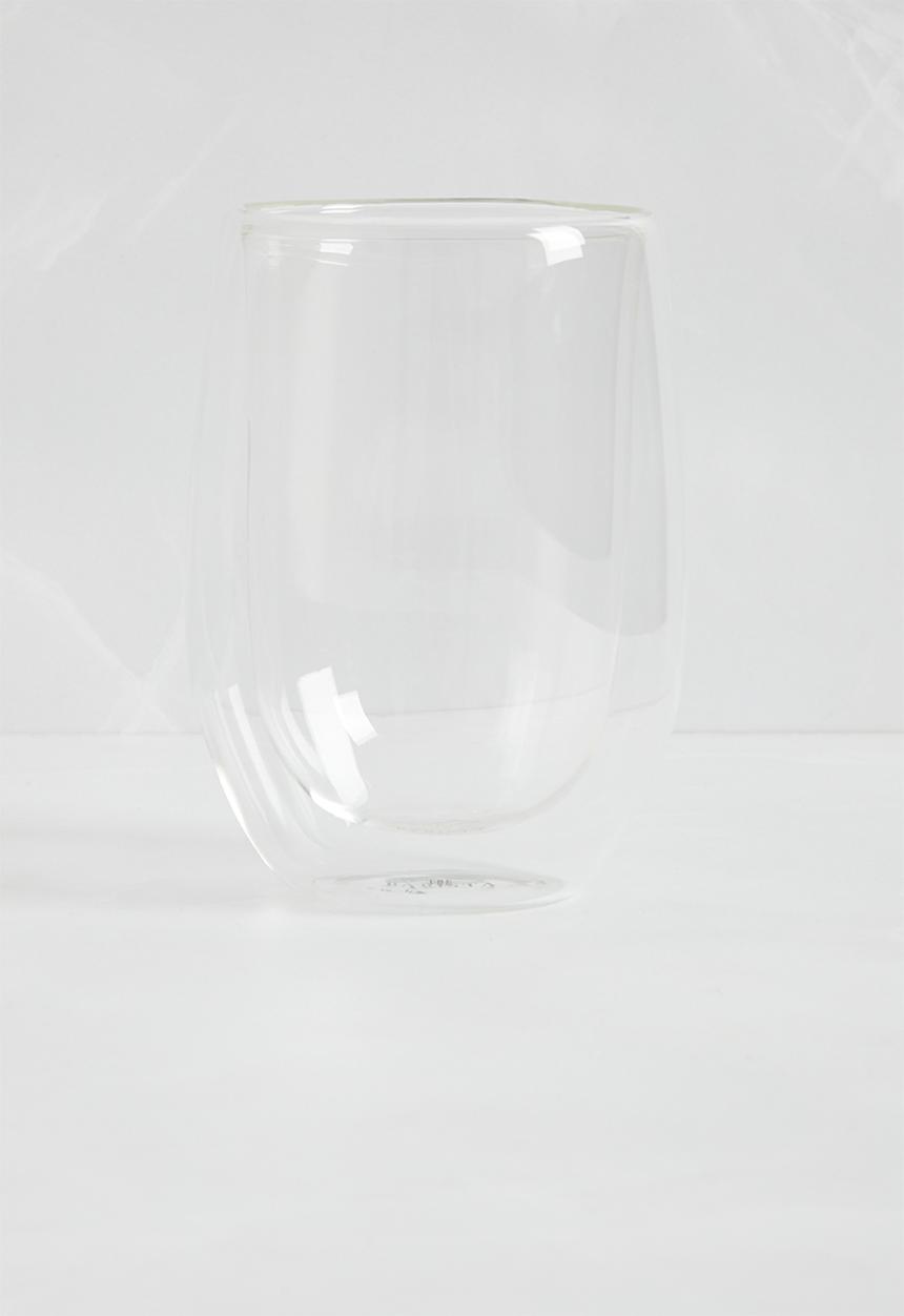 Sixth Floor - Barista double wall cup set of 2 - clear