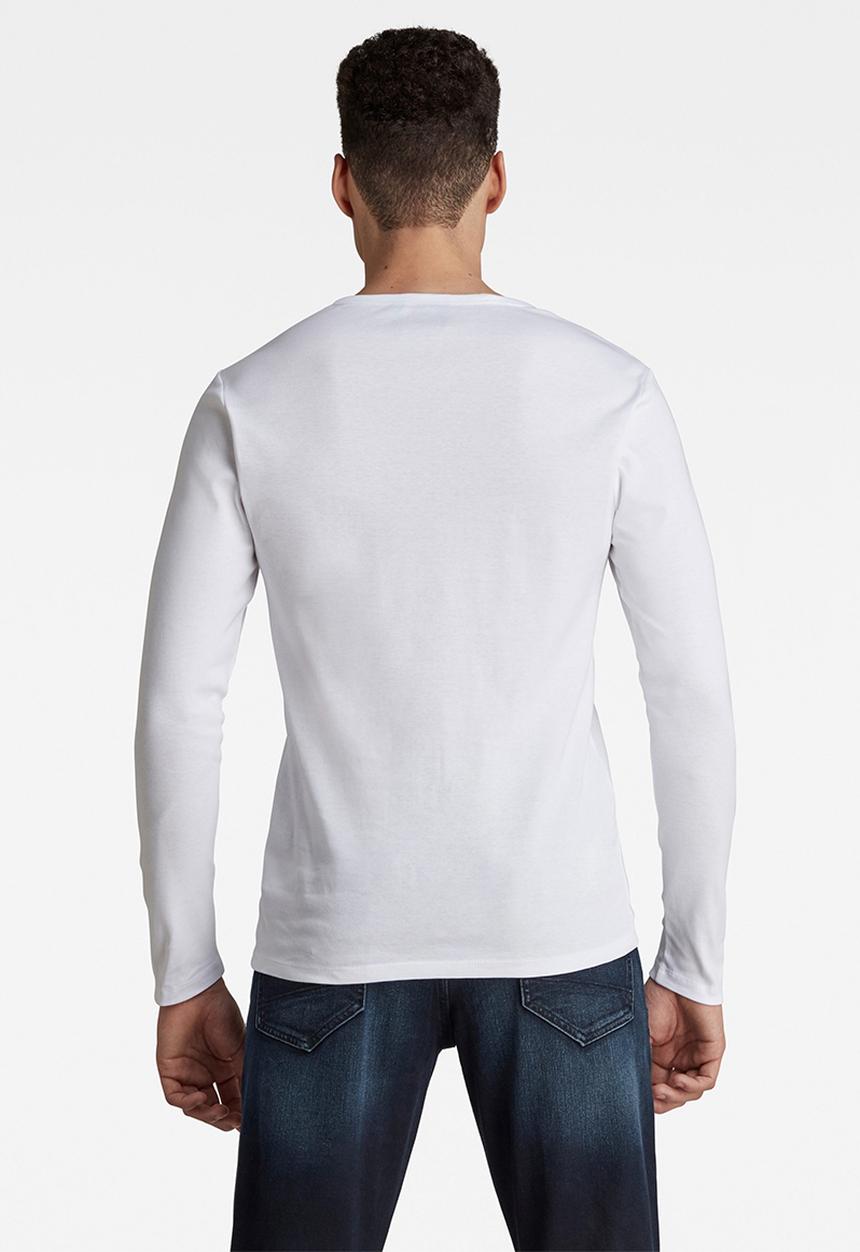 G-STAR - Base long sleeve 1-pack - white
