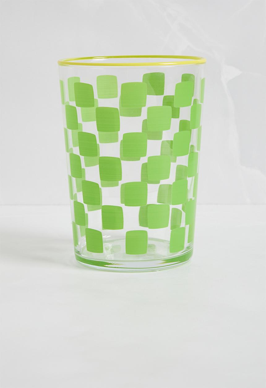 Excellent Houseware - Colour pop glass set of 4 - multi