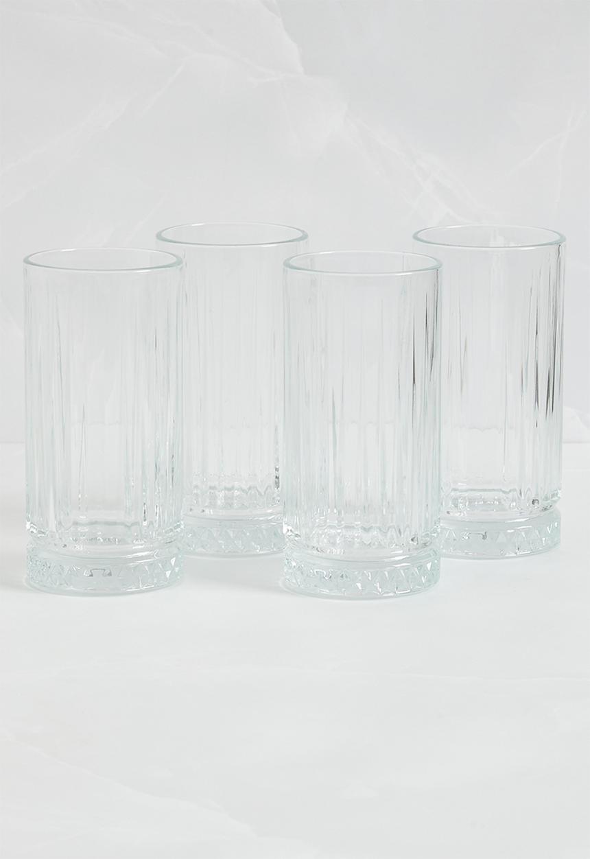 Sixth Floor - Elysia hiball glass set of 4 - clear