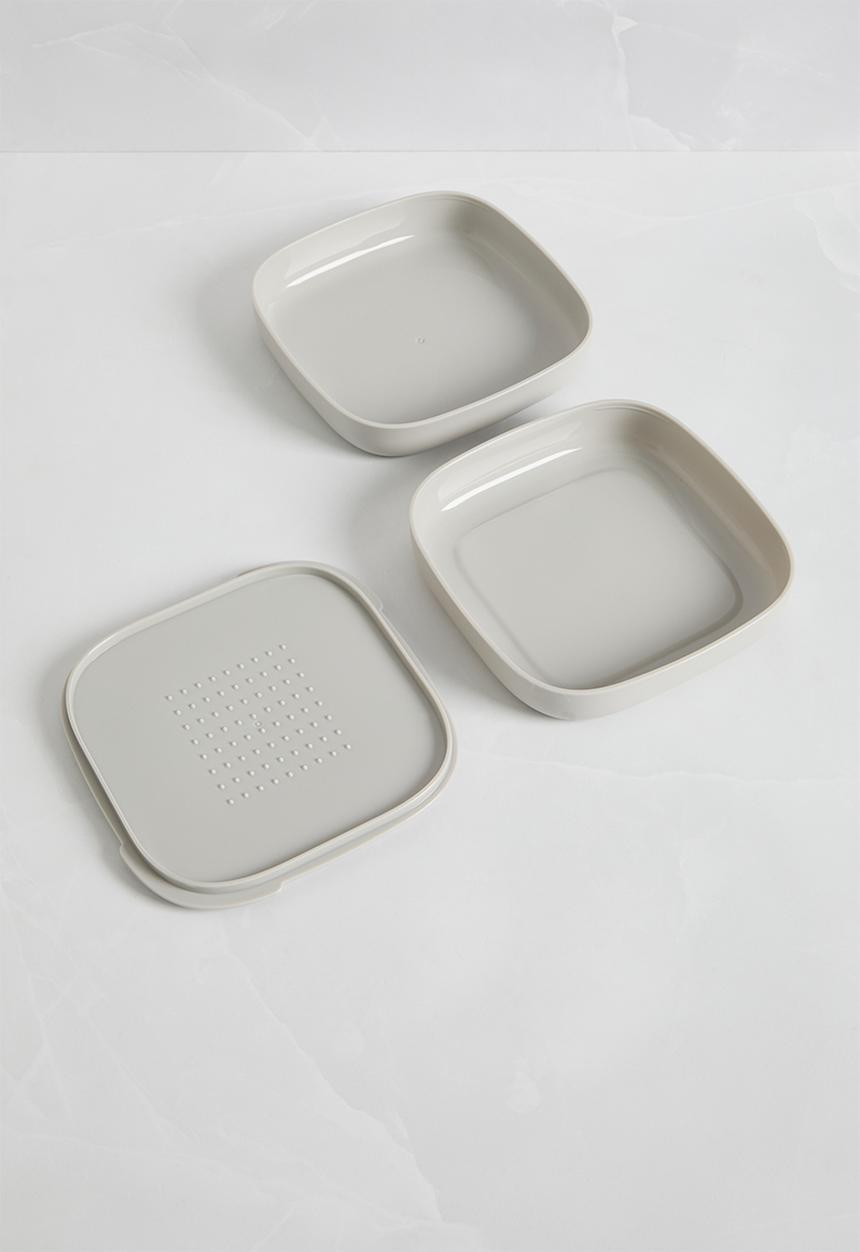 Sixth Floor - Bento food storage - Grey
