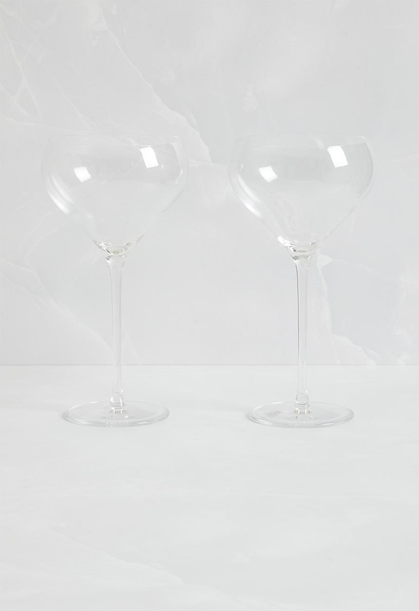 Sixth Floor - Fantasy cocktail glass set of 2 - clear