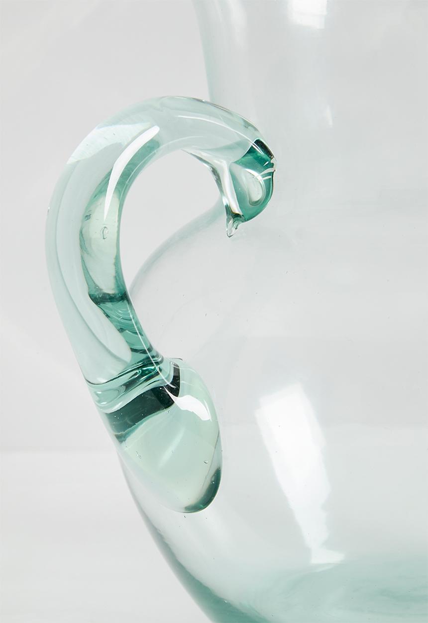 Excellent Houseware - Recycled glass pitcher - clear