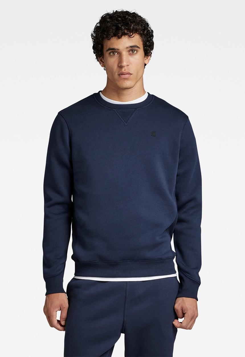 G-STAR - Premium core round neck sweater - navy