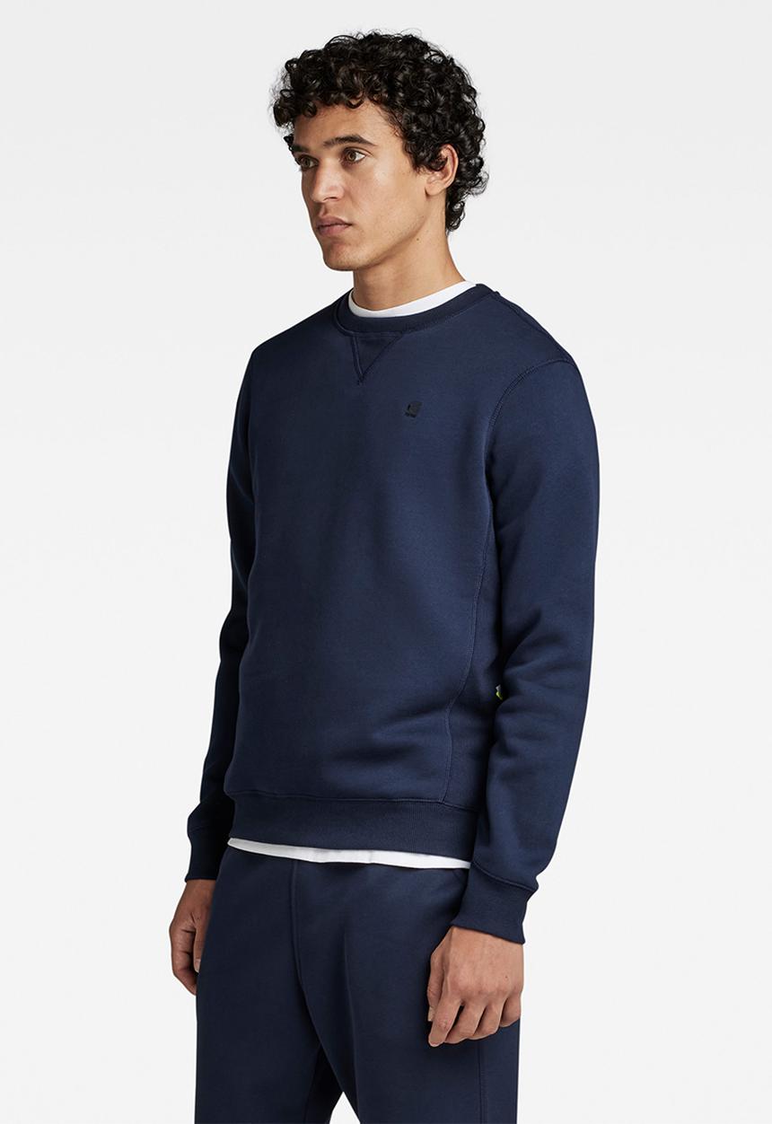 G-STAR - Premium core round neck sweater - navy