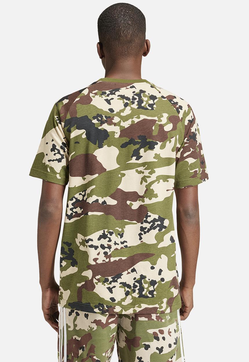 adidas Originals - Camo trefoil tee - jade-green