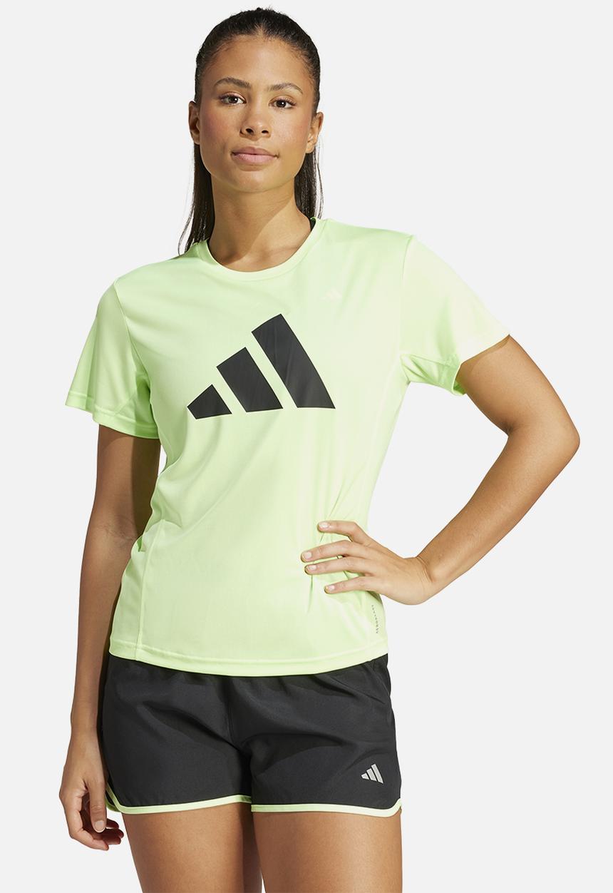 adidas Performance - Run it tee - green spark