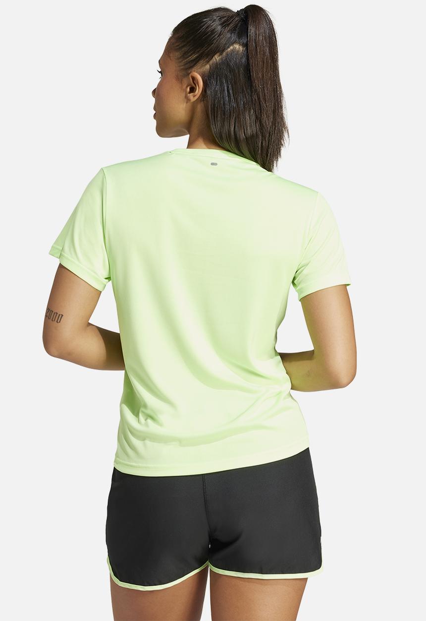 adidas Performance - Run it tee - green spark