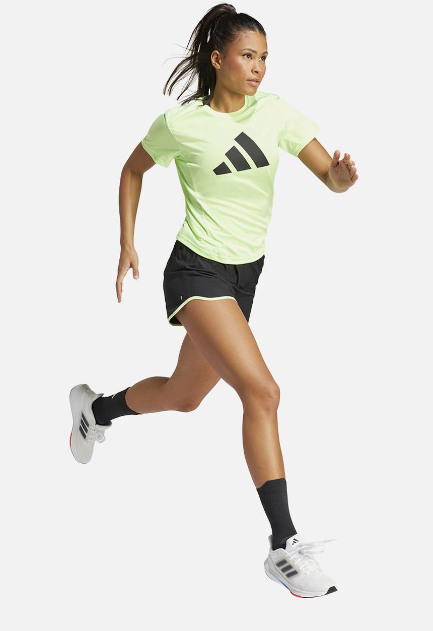 adidas Performance - Run it tee - green spark