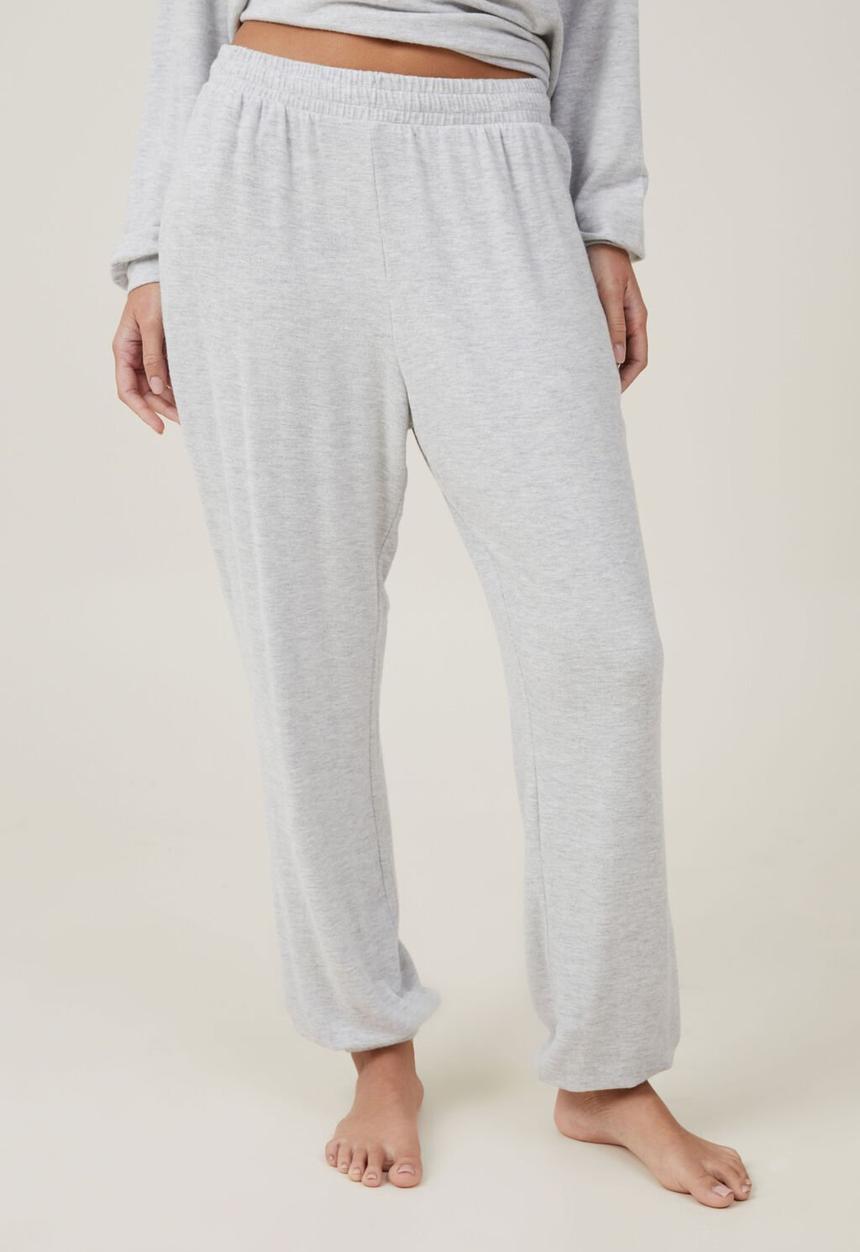 Cotton On - Super Soft Long Sleeve Top - Light Grey Marle