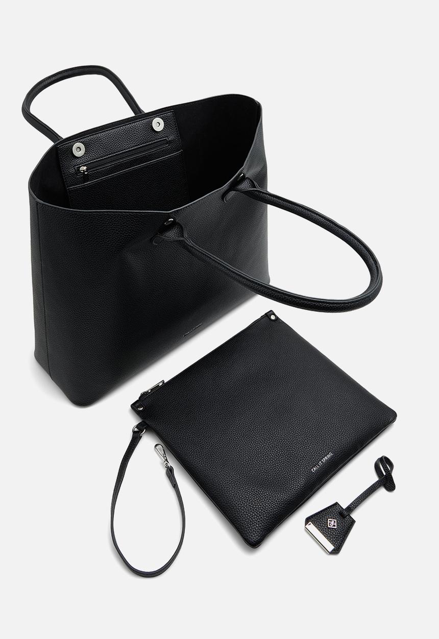 Call It Spring - Calodar top handle bag - black