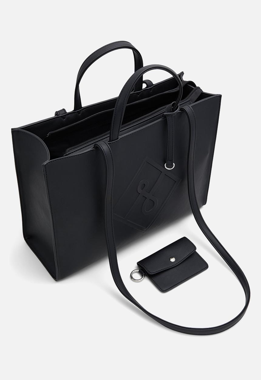 Call It Spring - Cordata top handle bag - black