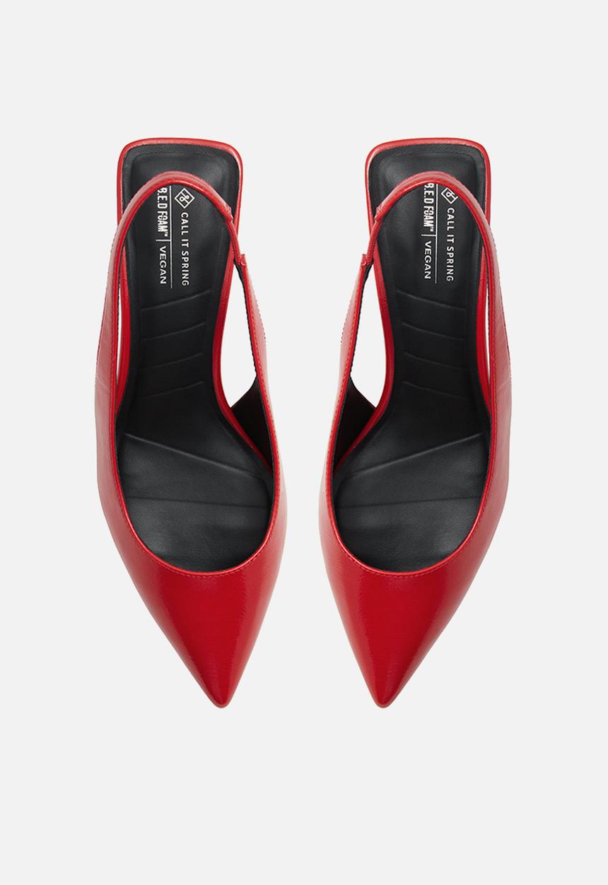 Call It Spring - Rozalia slingback heel - red