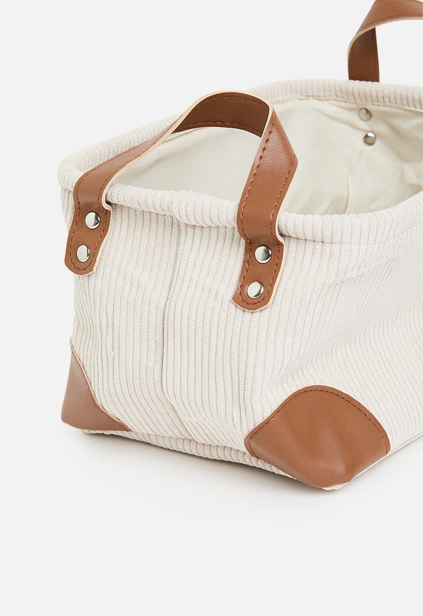 Storage Solutions - Cloth storage bin small - natural