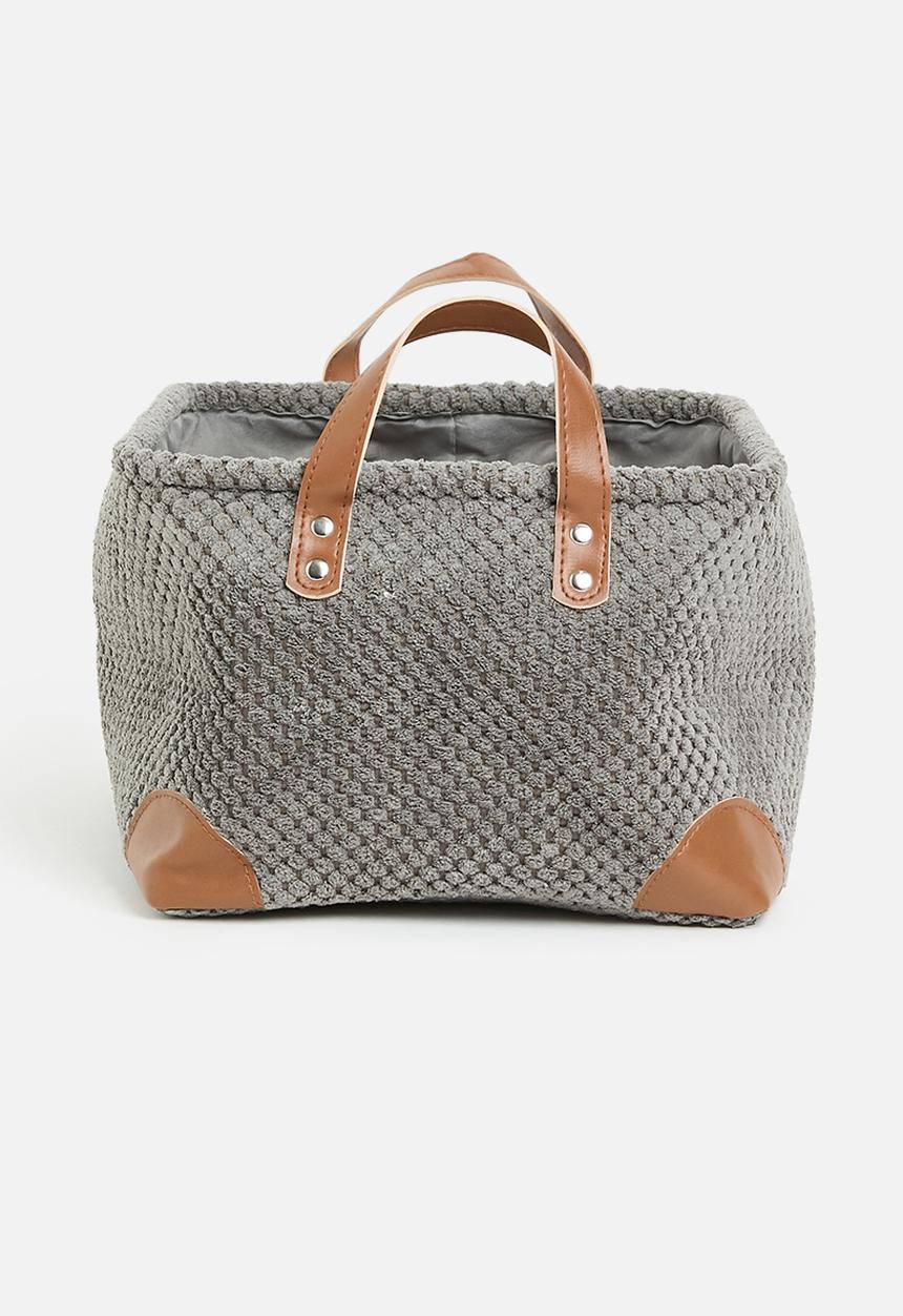 Storage Solutions - Cloth storage bin large - grey