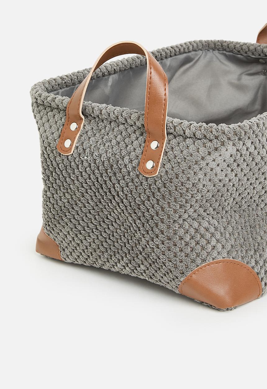Storage Solutions - Cloth storage bin large - grey