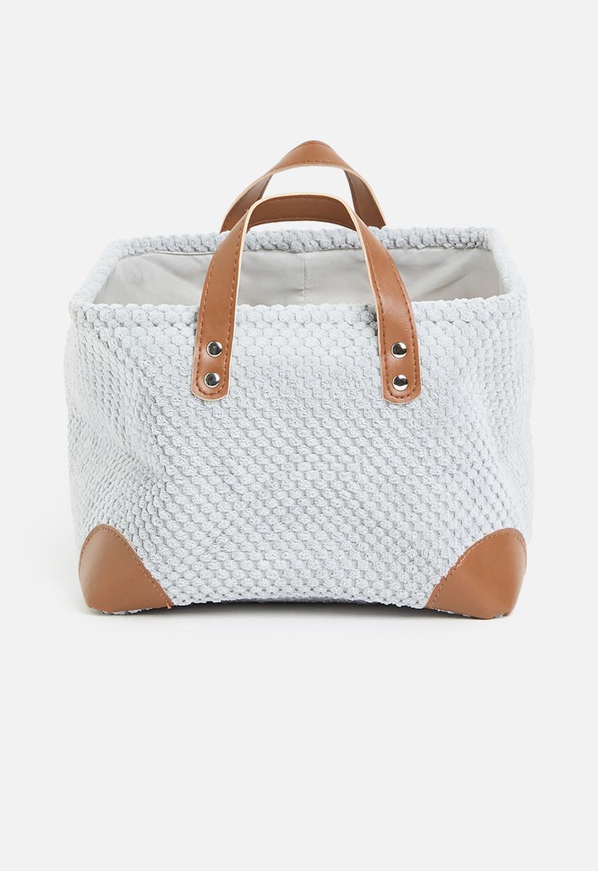 Storage Solutions - Cloth storage bin large - light grey