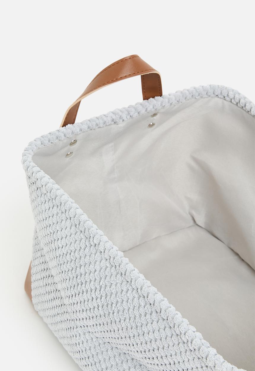 Storage Solutions - Cloth storage bin large - light grey