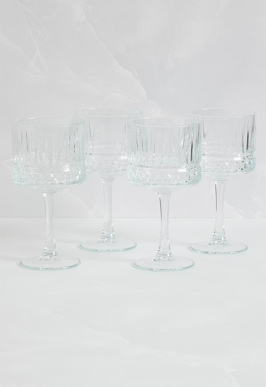 Sixth Floor - Elysia cocktail glass set of 4 -  Clear