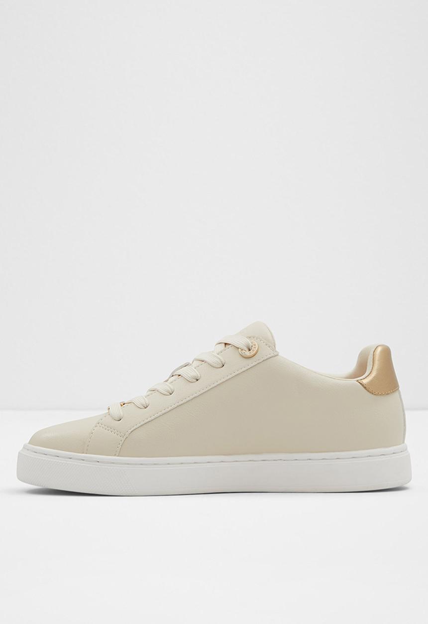 ALDO - Palazzi lace up sneaker - white & gold