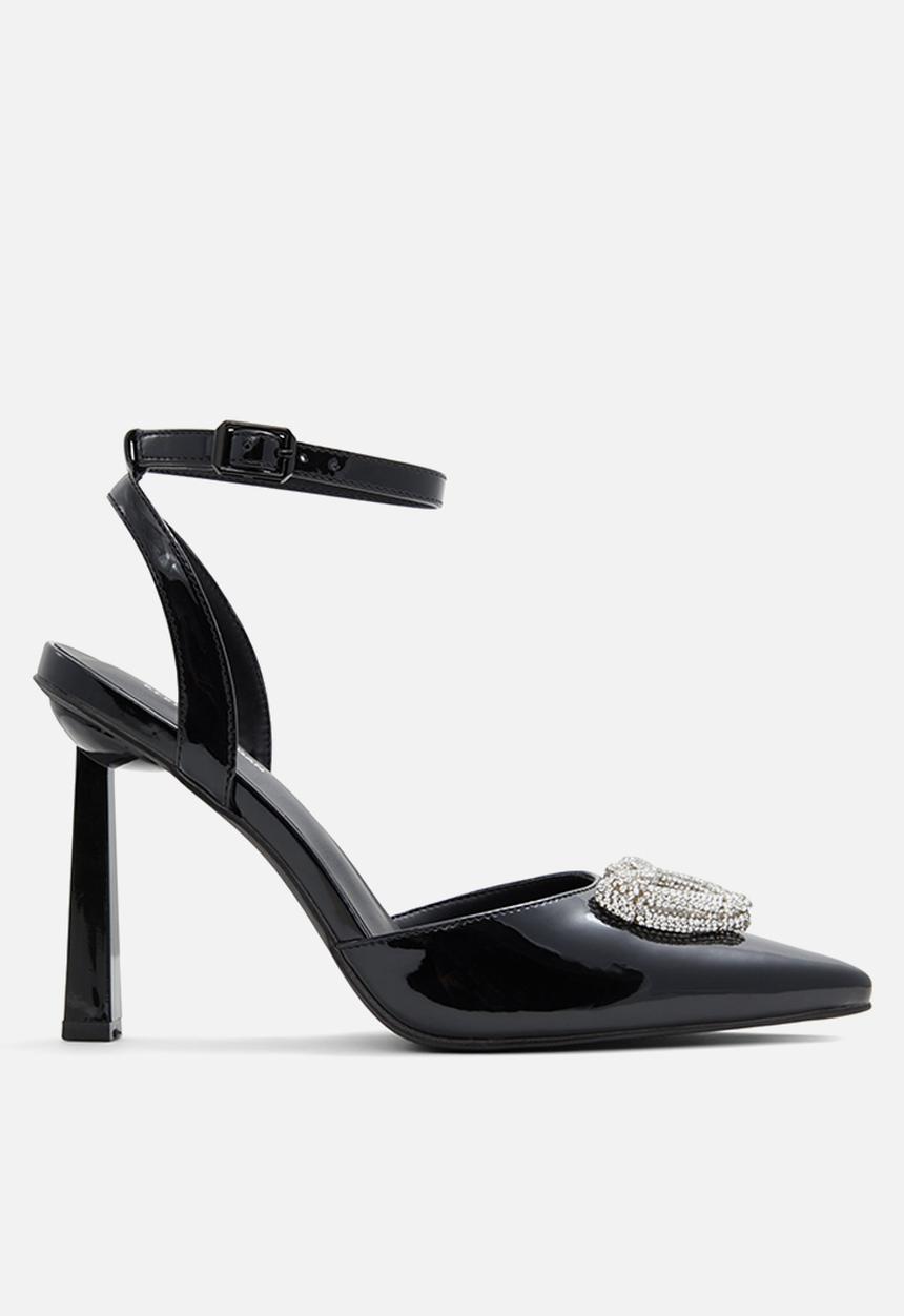 Call It Spring - Angellina ankle strap heel - black