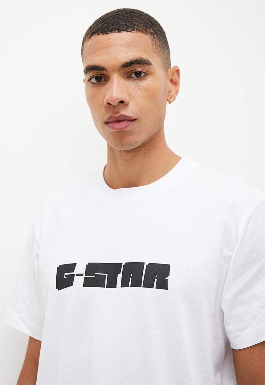 G-STAR - Graphic script loose r t - white