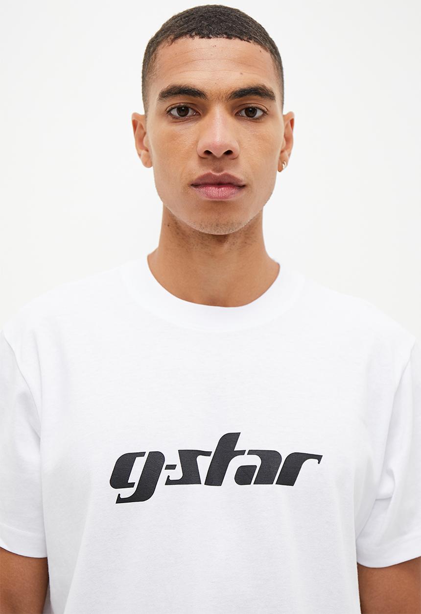 G-STAR - Cursive script loose r t - white
