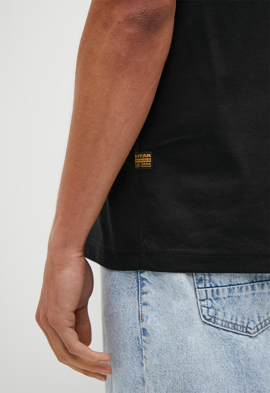 G-STAR - Cursive script loose r t - dark black