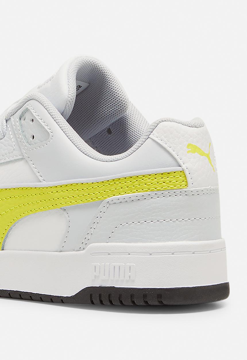 PUMA - Rbd game low jr - silver mist-lime sheen-puma black