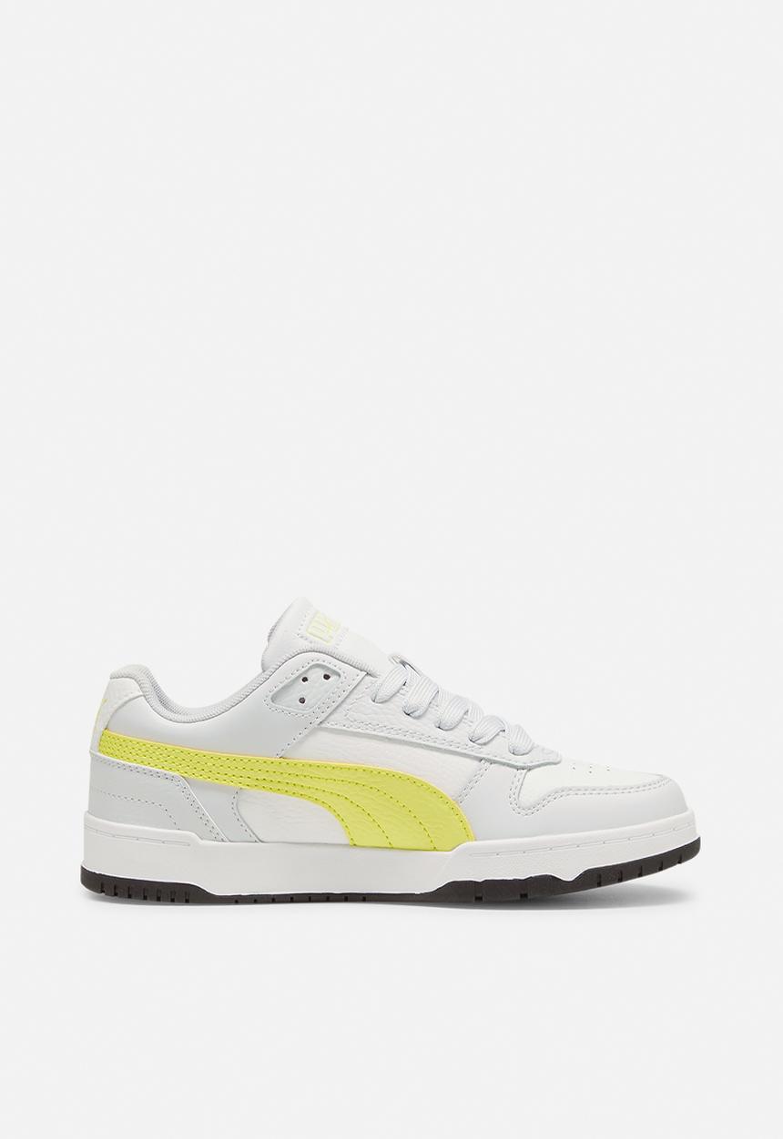 PUMA - Rbd game low jr - silver mist-lime sheen-puma black