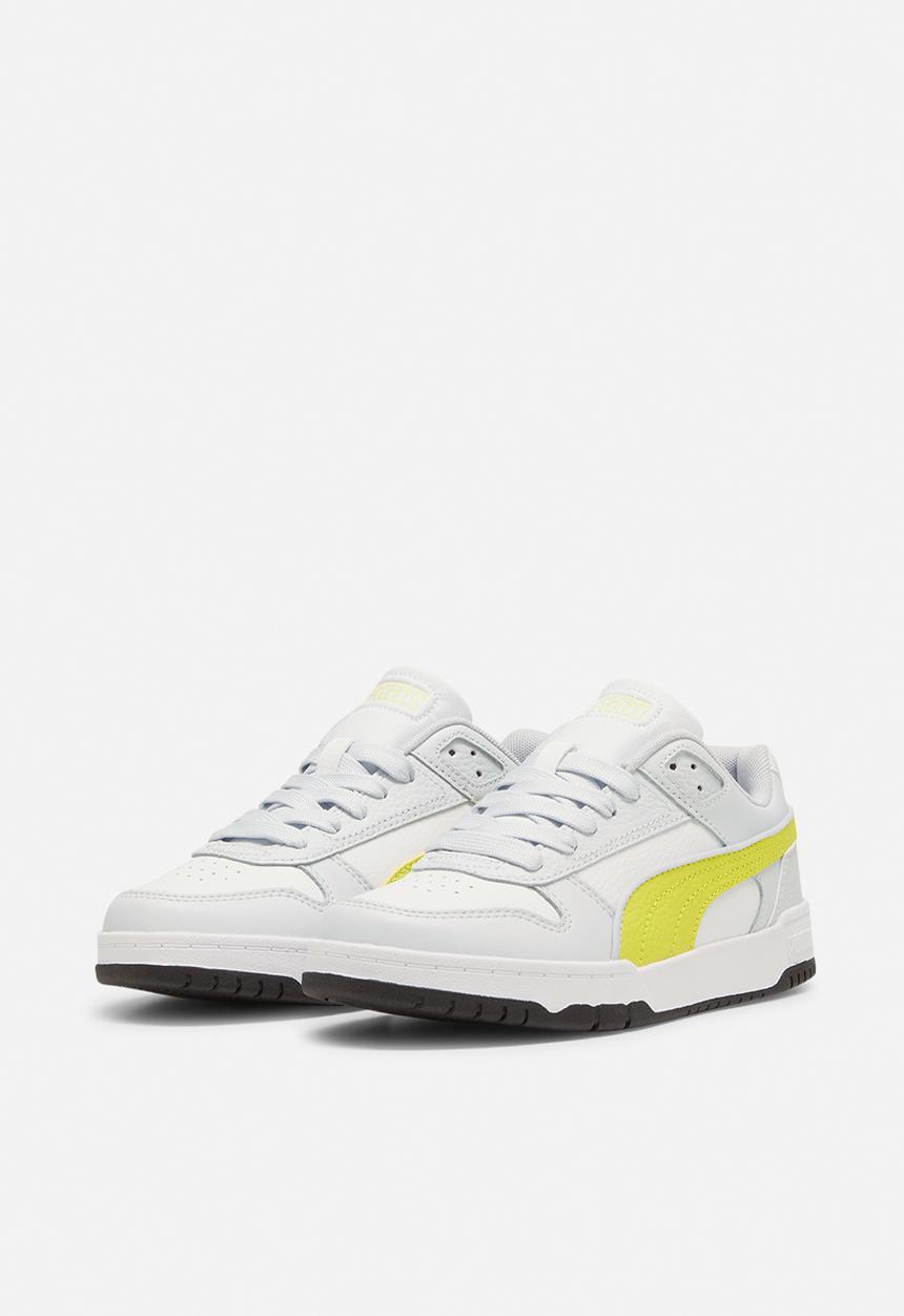 PUMA - Rbd game low jr - silver mist-lime sheen-puma black
