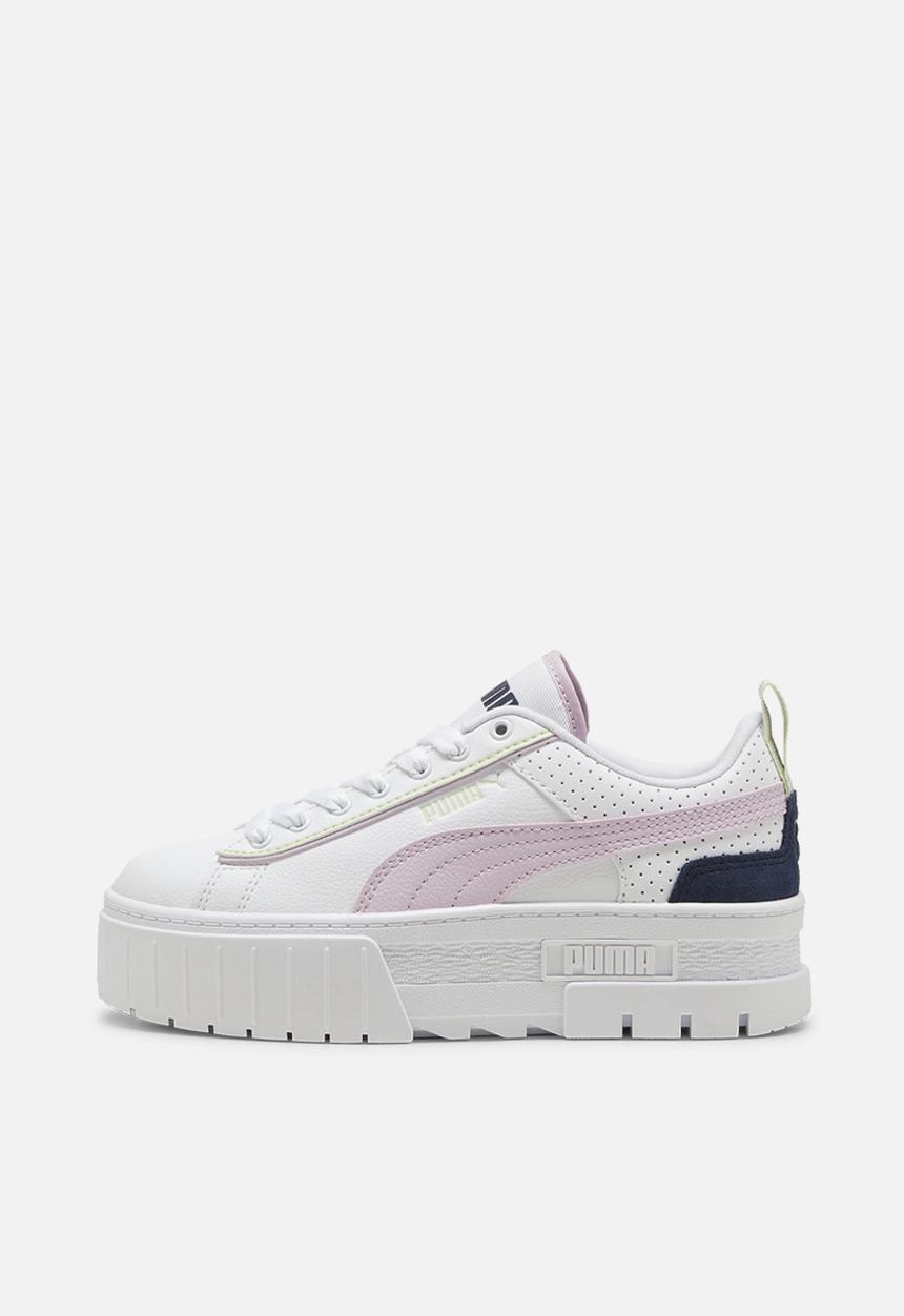 PUMA - Mayze match point jr - puma white-grape mist-club navy