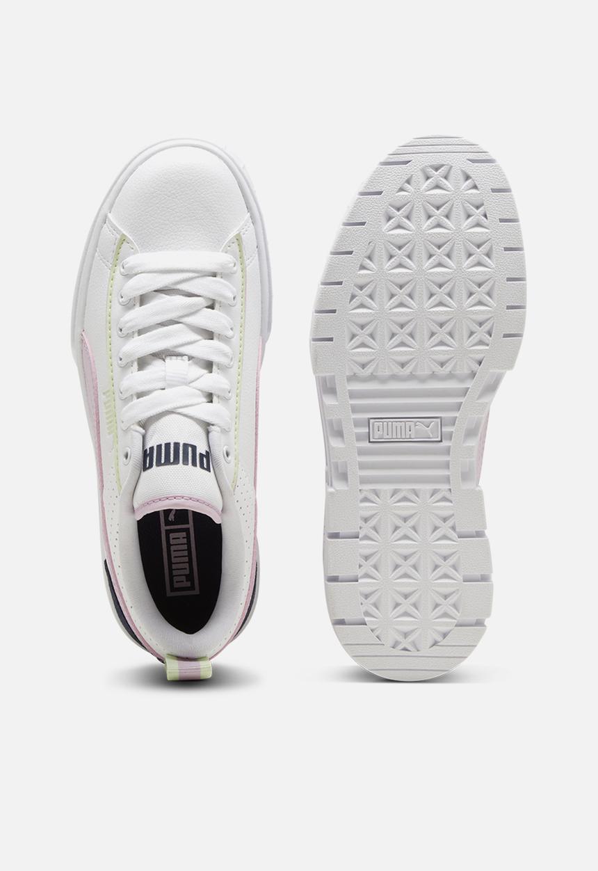 PUMA - Mayze match point jr - puma white-grape mist-club navy