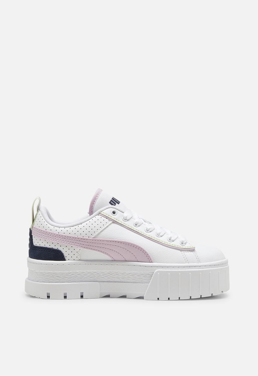 PUMA - Mayze match point jr - puma white-grape mist-club navy