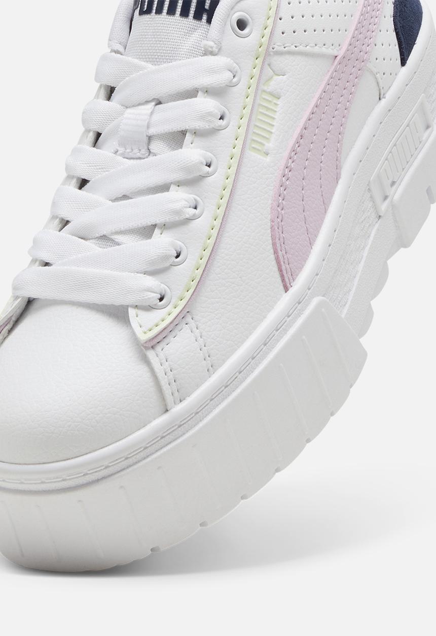 PUMA - Mayze match point jr - puma white-grape mist-club navy