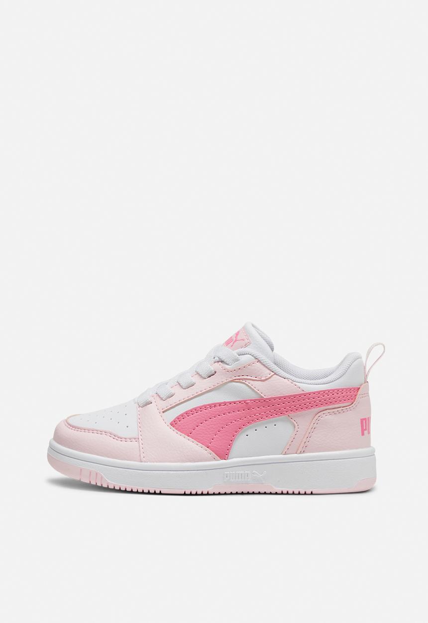 PUMA - Puma rebound v6 lo ac ps - puma white-fast pink-whisp of pink