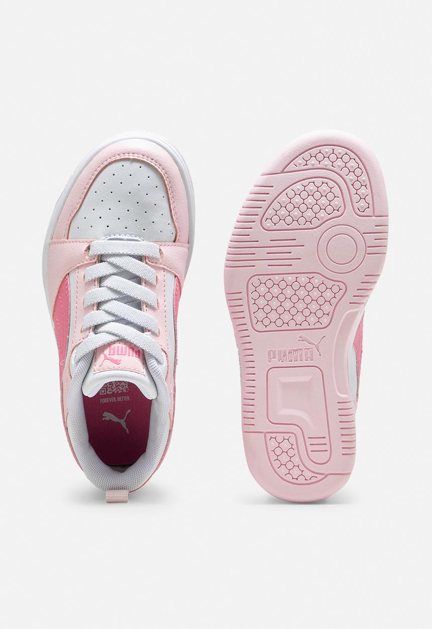 PUMA - Puma rebound v6 lo ac ps - puma white-fast pink-whisp of pink