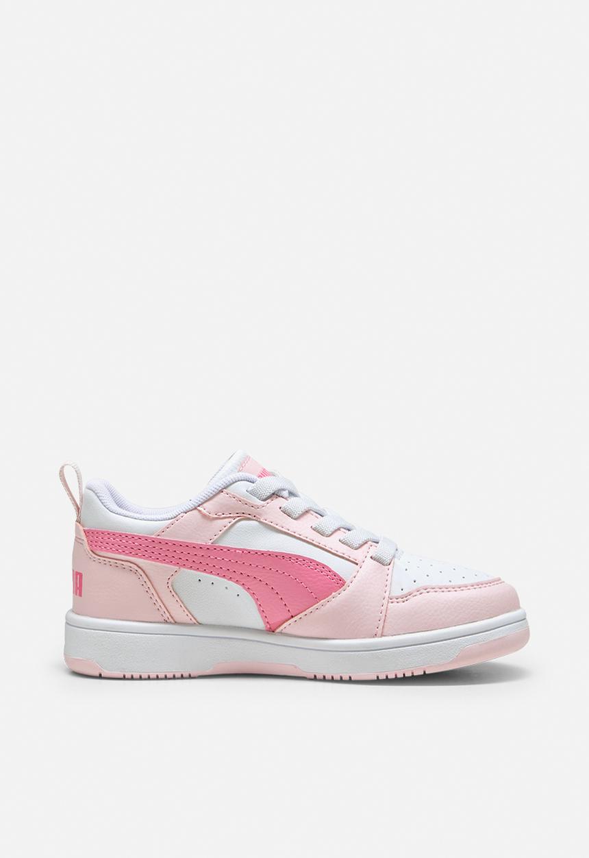PUMA - Puma rebound v6 lo ac ps - puma white-fast pink-whisp of pink